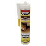 Герметик паркетный акриловый СОУДАЛ под мербау/махагон 280 мл ( Т-ра перевозки не ниже +5град)