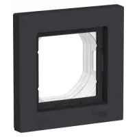 Рамка 1-м AtlasDesign Aqua IP44 карбон Systeme Electric ATN441001