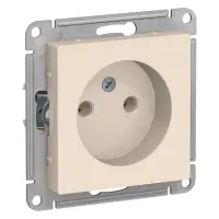 Механизм розетки одноместный СП AtlasDesign 16А IP20 без заземления беж ATN000241 Systeme Electric