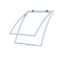 Форточка для теплиц РОСИНКА прямая (640*500мм) 25*25 профиль, каркас
