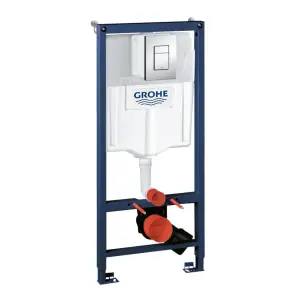 Инсталляция GROHE Rapid SL для подвесного унитаза, с накладной панелью Skate Cosmopolitan в сборе