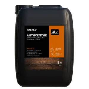 Антисептик для бань и саун MEDERA 70 SAUNA готовый раствор, 5л