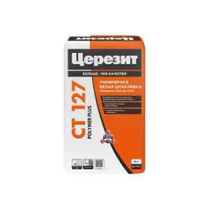Шпаклевка полимерная CERESIT CТ 127 финишная белая 25 кг