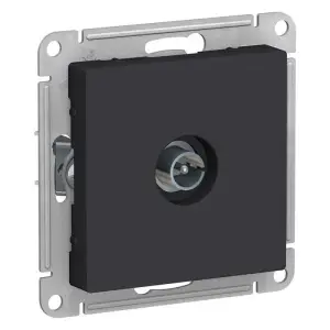 Механизм розетки телевизионной TV AtlasDesign коннектор карбон SE ATN001093 Systeme Electric