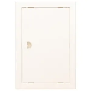 Люк-дверца ревизионная 318х318 с фланцем 296х296 с ручкой АБС, Ivory, ЭРА