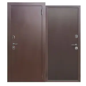 Дверь мет. FERRONI Гарда 7см 960х2050 "Л" Металл /Металл
