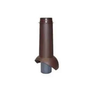 Выход канализации KROVENT Pipe-VT 110is зеленый 110/125/450, высота 450мм внешний Ø125мм