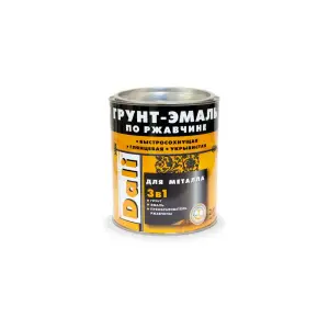 Грунт-эмаль по ржавчине 3 в 1 зеленый мох (RAL 6005) 2л DALI
