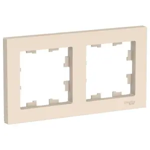 Рамка двухместная AtlasDesign универс. беж. Systeme Electric ATN000202