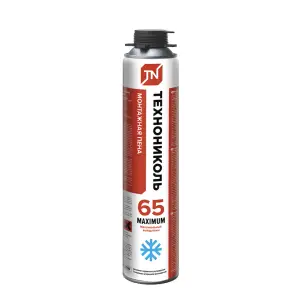 Пена монтажная профессиональная ТЕХНОНИКОЛЬ 65 MAXIMUM  зимняя (-18°С до +35°С) 1000 мл